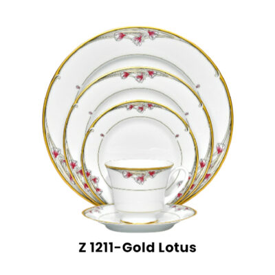 1211- gold lotus